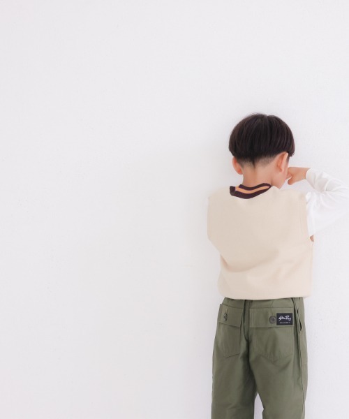 LOWRYS FARM(ローリーズファーム)の「ガラニットベスト 237118(ベスト・キッズ・ベージュ/ネイビー/ブルー系その他・110cm/120cm/130cm)」の11枚目の写真