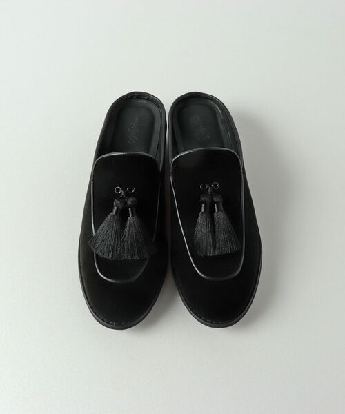 GLOSTER(グロスター)の「【GLOSTER/グロスター】VELVET MULE ベルベットミュール サンダル(サンダル・メンズ・ブラック/ブラウン・26/27/28)」の16枚目の写真