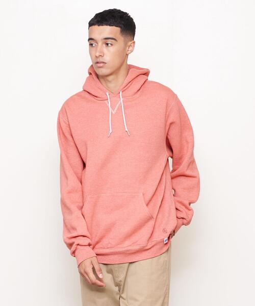 ななに様専ラッセルアスレティック　ピンク フード付きパーカー ラッセルアスレティック ピンク フード付きパーカー RUSSELL ATHLETIC