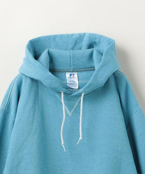 Russell Athletic（ラッセルアスレティック）の「＜UNITED ARROWS & SONS × RUSSELL ATHLETIC＞ ESSENTIAL C HOODIE/フーディ（パーカー・メンズ・ターコイズブルー/ケリー/ナチュラル/イエロー/ライラック/シャーベット・XL/XXL/L/M）」の10枚目の写真