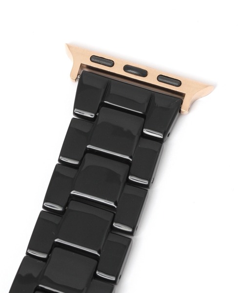 Me%(ミィパーセント)の「AppleWatchアクリルカラーバンド【UNISEX】【全サイズ対応】(デジタル腕時計・レディース・ホワイト/ブラック/ベージュ・MEDIUM/LARGE)」の13枚目の写真