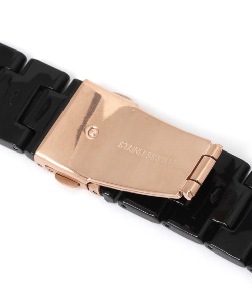 Me%(ミィパーセント)の「AppleWatchアクリルカラーバンド【UNISEX】【全サイズ対応】(デジタル腕時計・レディース・ホワイト/ブラック/ベージュ・MEDIUM/LARGE)」の6枚目の写真