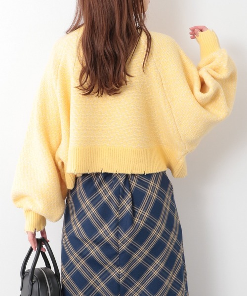 Heather(ヘザー)の「柄編ハイネックショートニット 239257(ニット/セーター・レディース・ブラック系その他/グリーン系その他/イエロー系その他・FREE)」の22枚目の写真