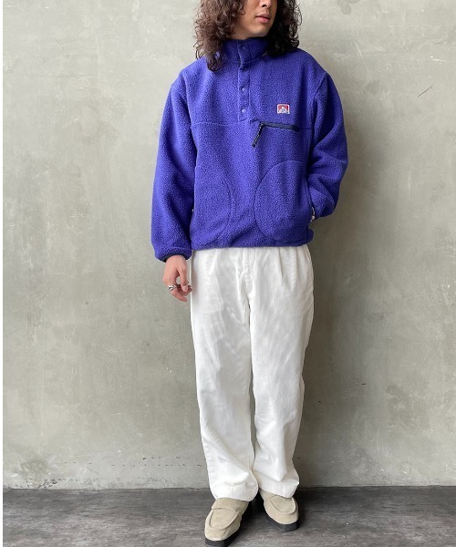 BEN DAVIS（ベンデイビス）の「[BEN DAVIS/ベンデイビス] ハーフスナップボタン ボアブルゾン（その他アウター・レディース・グレイッシュベージュ/ダークグリーン/パープル/イエロー・M/L/XL）」の13枚目の写真