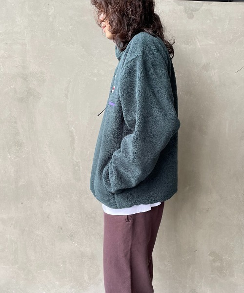 BEN DAVIS（ベンデイビス）の「[BEN DAVIS/ベンデイビス] ハーフスナップボタン ボアブルゾン（その他アウター・レディース・グレイッシュベージュ/ダークグリーン/パープル/イエロー・M/L/XL）」の20枚目の写真