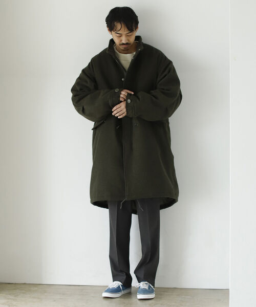 BEAMS（ビームス）の「BEAMS / 2プリーツ テーパード スラックス（スラックス・メンズ・チャコールグレー/ブラック/ブラウン・SMALL/MEDIUM/LARGE/X-LARGE）」の8枚目の写真
