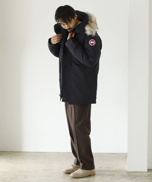 BEAMS（ビームス）の「BEAMS / 2プリーツ テーパード スラックス（スラックス・メンズ・チャコールグレー/ブラック/ブラウン・SMALL/MEDIUM/LARGE/X-LARGE）」の13枚目の写真