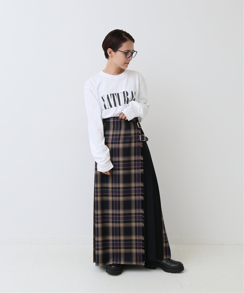 Spick & Span(スピックアンドスパン)の「レイヤードロゴ ロングT◆(Tシャツ/カットソー・レディース・ホワイト系その他/ホワイト・FREE)」の4枚目の写真