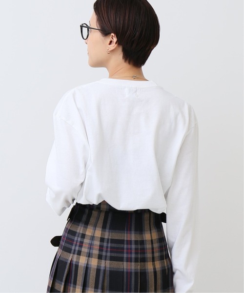 Spick & Span(スピックアンドスパン)の「レイヤードロゴ ロングT◆(Tシャツ/カットソー・レディース・ホワイト系その他/ホワイト・FREE)」の16枚目の写真
