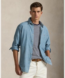 ポロ バイ ラルフローレン シャンブレーシャツ L ブルー コットン シャンブレー シャツ | ラルフ ローレン公式オンライン