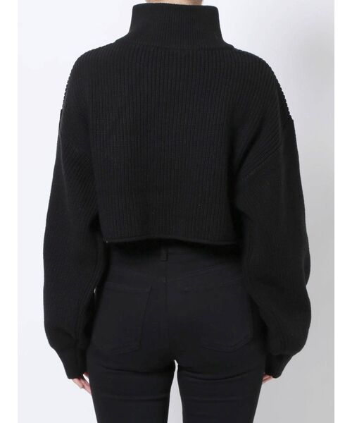 ニット セーター アシメジップニットトップス レディース MURUA（ムルーア）の「【AOI】アシメハーフジップニット（ニット