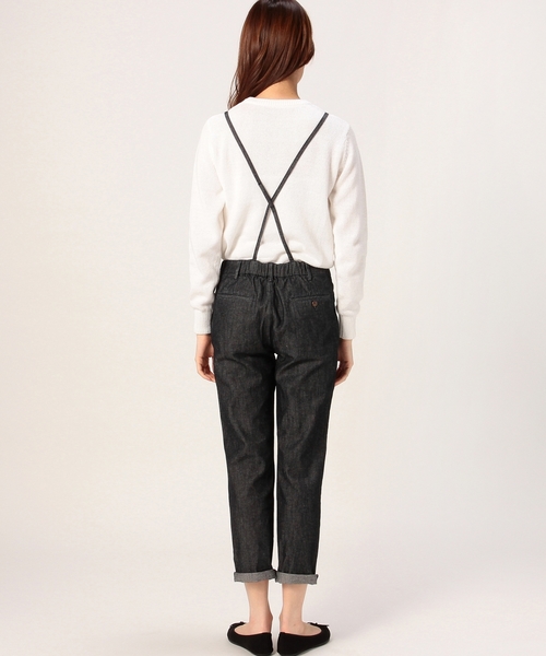 coen(コーエン)の「デニムオーバーオール(サロペット/オーバーオール・レディース・ネイビー・MEDIUM/LARGE)」の11枚目の写真