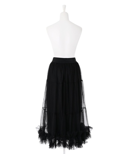 Narcissus（ナルシス）の「【Narcissuｓ WEBSTORE 限定商品】チュールフリルスカート（スカート・レディース・ブラック・FREE）」の11枚目の写真