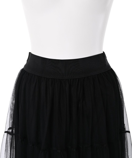 Narcissus（ナルシス）の「【Narcissuｓ WEBSTORE 限定商品】チュールフリルスカート（スカート・レディース・ブラック・FREE）」の2枚目の写真
