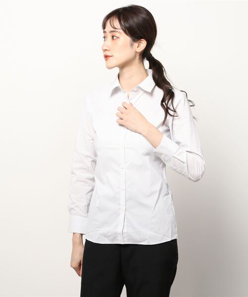形態安定 Uvカット素材 レギュラーカラーシャツ シャツ ブラウス Suit Select スーツセレクト のファッション通販 Zozotown