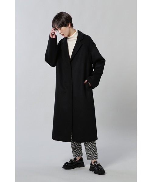 ROSE BUD(ローズバッド)の「【WEB限定】チェスターコート(ダウンジャケット/コート・レディース・ブラック/ベージュ・SMALL/MEDIUM)」の12枚目の写真