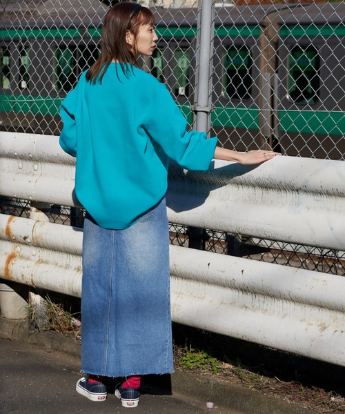 Auntie Rosa Holiday（アンティローザホリデー）の「フロントスリットデニムスカート（デニムスカート・レディース・ブルー・MEDIUM/SMALL）」の19枚目の写真