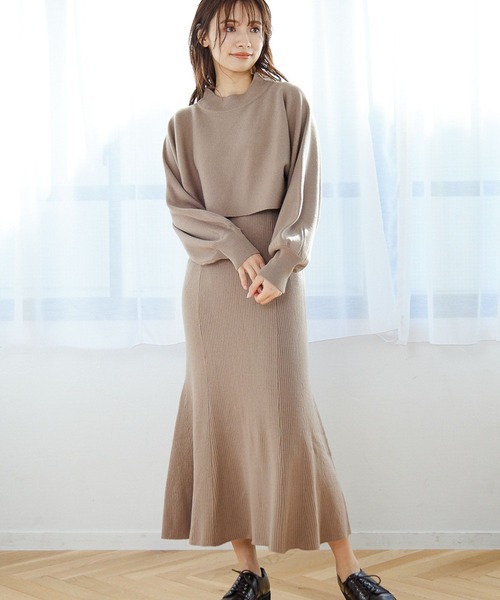 パリ で 買う ショートプルオーバー ノースリワンピース 2624 ワンピース Mysty Woman ミスティウーマン のファッション 入荷しました Industrys Ir