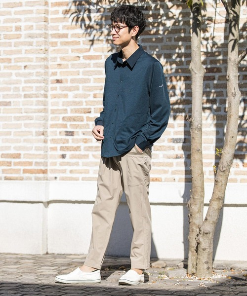 CALL&RESPONSE（コールアンドレスポンス）の「ms4868-KOKAGE-長袖シャツ（シャツ/ブラウス・メンズ・オリーブ/ネイビー/グレー/チャコール・1/5/2/4）」の5枚目の写真