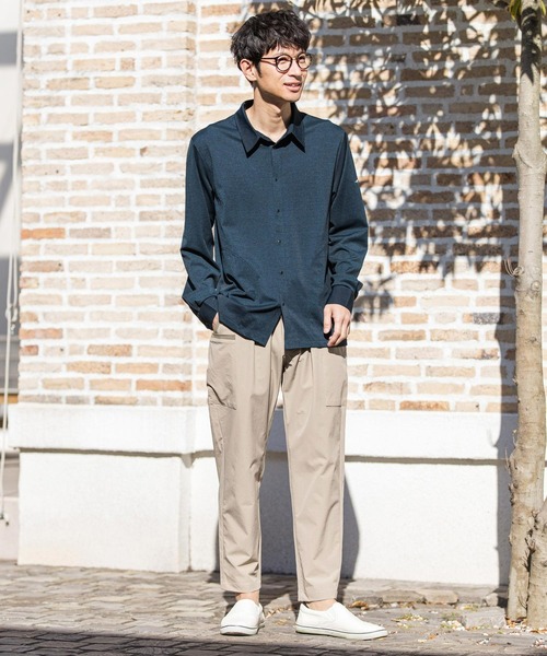 CALL&RESPONSE（コールアンドレスポンス）の「ms4868-KOKAGE-長袖シャツ（シャツ/ブラウス・メンズ・オリーブ/ネイビー/グレー/チャコール・1/5/2/4）」の21枚目の写真