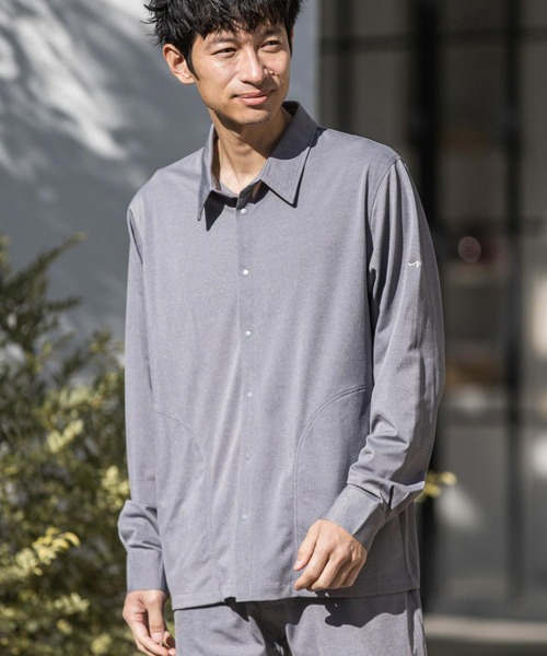 CALL&RESPONSE（コールアンドレスポンス）の「ms4868-KOKAGE-長袖シャツ（シャツ/ブラウス・メンズ・オリーブ/ネイビー/グレー/チャコール・1/5/2/4）」の8枚目の写真