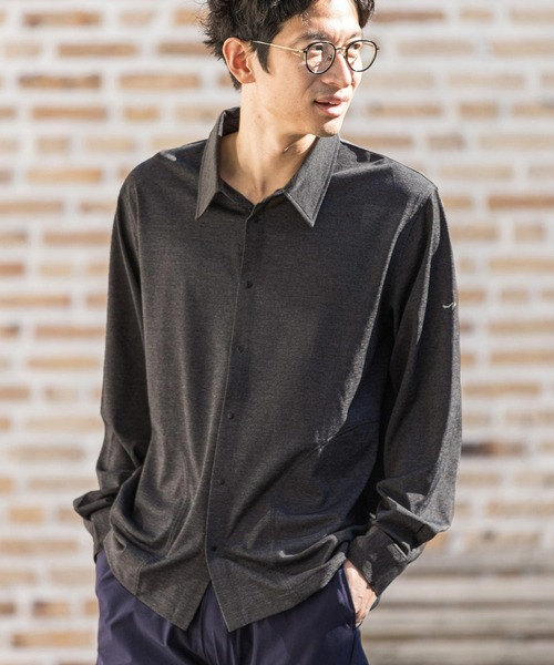 CALL&RESPONSE（コールアンドレスポンス）の「ms4868-KOKAGE-長袖シャツ（シャツ/ブラウス・メンズ・オリーブ/ネイビー/グレー/チャコール・1/5/2/4）」の12枚目の写真