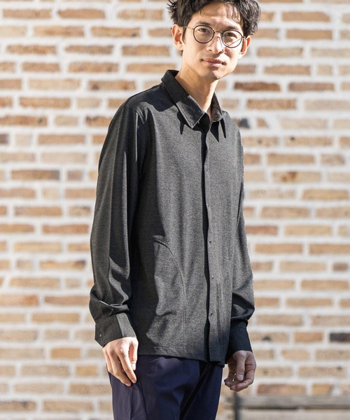 CALL&RESPONSE（コールアンドレスポンス）の「ms4868-KOKAGE-長袖シャツ（シャツ/ブラウス・メンズ・オリーブ/ネイビー/グレー/チャコール・1/5/2/4）」の6枚目の写真