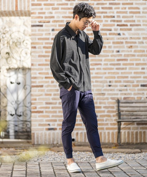 CALL&RESPONSE（コールアンドレスポンス）の「ms4868-KOKAGE-長袖シャツ（シャツ/ブラウス・メンズ・オリーブ/ネイビー/グレー/チャコール・1/5/2/4）」の22枚目の写真