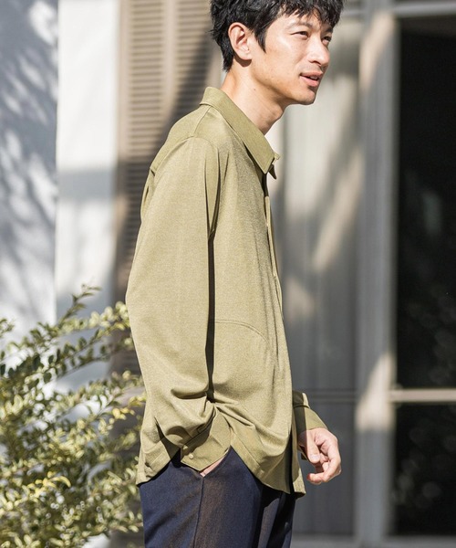 CALL&RESPONSE（コールアンドレスポンス）の「ms4868-KOKAGE-長袖シャツ（シャツ/ブラウス・メンズ・オリーブ/ネイビー/グレー/チャコール・1/5/2/4）」の16枚目の写真