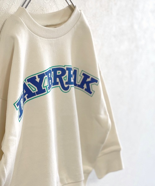 BIG FIELD（ビッグフィールド）の「プリントトレーナー（80～150cm）（スウェット・キッズ・ブラック/ベージュ/パープル/レッド/オフホワイト/ピンク/オレンジ/ブルー/グリーン/チャコール・90/120/80/130/140/150/95/100/110）」の11枚目の写真