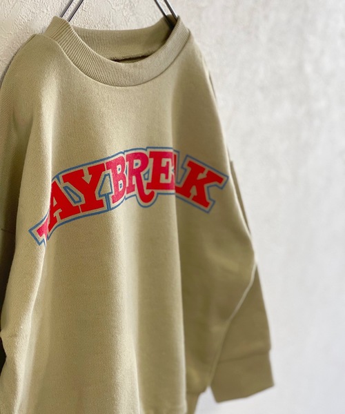 BIG FIELD（ビッグフィールド）の「プリントトレーナー（80～150cm）（スウェット・キッズ・ブラック/ベージュ/パープル/レッド/オフホワイト/ピンク/オレンジ/ブルー/グリーン/チャコール・90/120/80/130/140/150/95/100/110）」の14枚目の写真