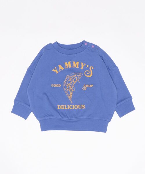 BIG FIELD（ビッグフィールド）の「プリントトレーナー（80～150cm）（スウェット・キッズ・ブラック/ベージュ/パープル/レッド/オフホワイト/ピンク/オレンジ/ブルー/グリーン/チャコール・90/120/80/130/140/150/95/100/110）」の22枚目の写真