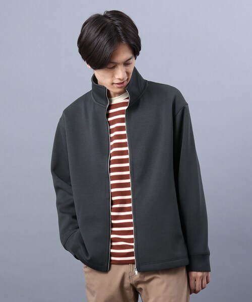 タケオキクチ エアダン ZIP スタンドカラー ブルゾン TAKEO KIKUCHI（タケオキクチ）の「◇エアダン ZIP スタンド