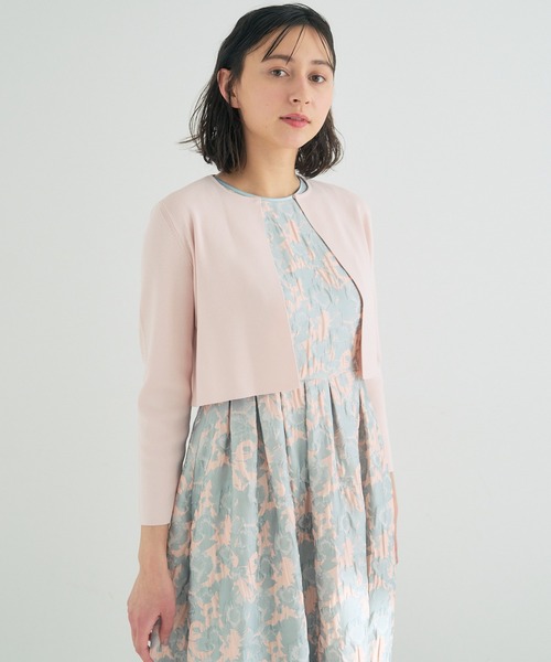 ANAYI（アナイ）の「レーヨンナイロン総針ボレロ（ニット