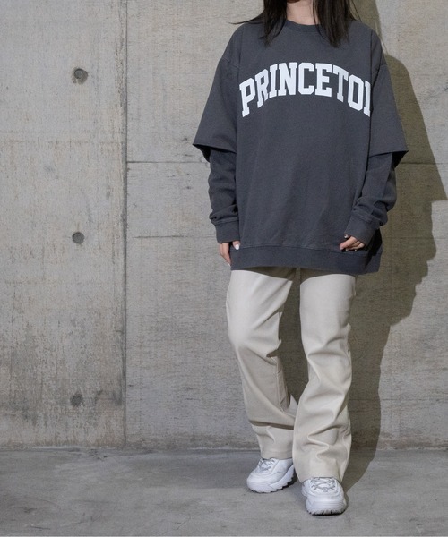 JOHN'S CLOSET（ジョンズクローゼット）の「【13】PU カーコートフレアパンツ（その他パンツ・メンズ・ブラック/オフホワイト・MEDIUM/LARGE）」の6枚目の写真