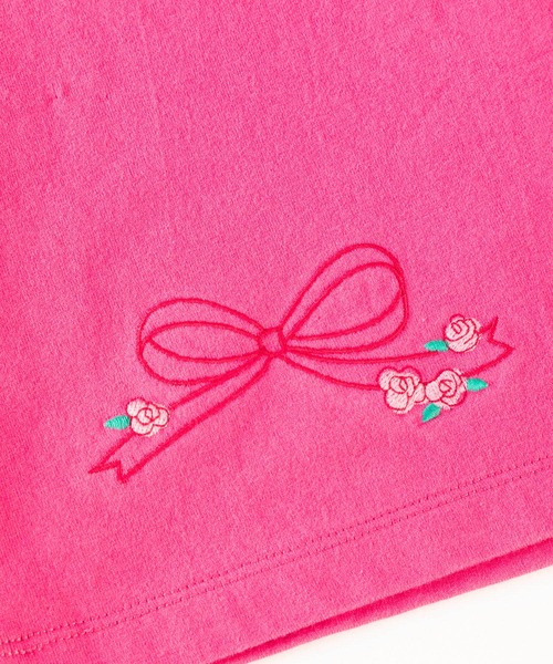 KP（ケーピー）の「リボン刺しゅうと袖シフォンドットプリントの半袖Tシャツ(100-130cm)（Tシャツ/カットソー・キッズ・ピンク/サックスブルー・130cm/120cm/110cm/100cm）」の12枚目の写真