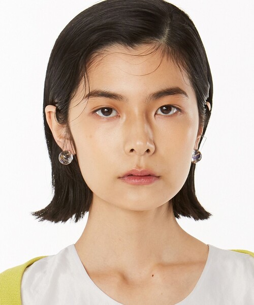 ANEVER（アンエバー）の「MINI BALL ピアス（ピアス（両耳用）・レディース・ホワイト系/アイボリー系・F）」の6枚目の写真