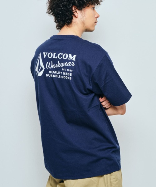 VOLCOM(ボルコム)の「【ムラサキスポーツ別注】VOLCOM/ボルコム ルーズシルエット バックプリントTシャツ AF502201(Tシャツ/カットソー・メンズ・ブラック/ブルー/ホワイト・M/L/XL)」の3枚目の写真