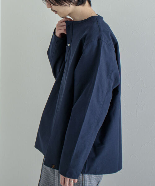 GLOSTER（グロスター）の「【GLOSTER/グロスター】ミリタリースリーピングシャツ（シャツ/ブラウス・メンズ・ホワイト/ホワイト系その他/ブラック系その他/オリーブ/ネイビー・MEDIUM/LARGE）」の15枚目の写真