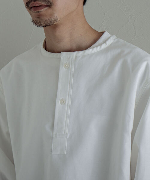 GLOSTER（グロスター）の「【GLOSTER/グロスター】ミリタリースリーピングシャツ（シャツ/ブラウス・メンズ・ホワイト/ホワイト系その他/ブラック系その他/オリーブ/ネイビー・MEDIUM/LARGE）」の18枚目の写真