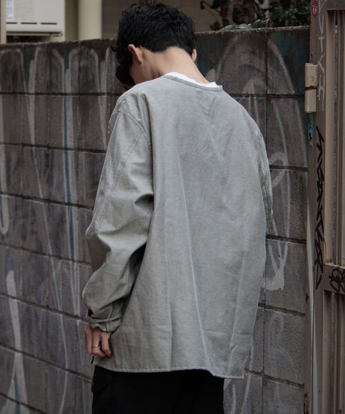 GLOSTER（グロスター）の「【GLOSTER/グロスター】ミリタリースリーピングシャツ（シャツ/ブラウス・メンズ・ホワイト/ホワイト系その他/ブラック系その他/オリーブ/ネイビー・MEDIUM/LARGE）」の19枚目の写真