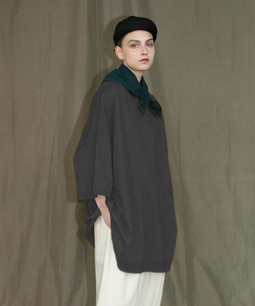 【my beautiful landlet】 open end jersey BIG T-shirt