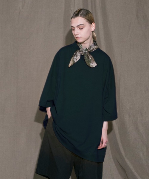 【my beautiful landlet】 open end jersey BIG T-shirt