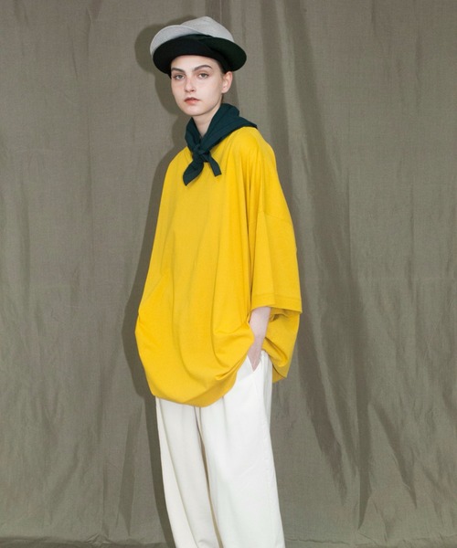 【my beautiful landlet】 open end jersey BIG T-shirt