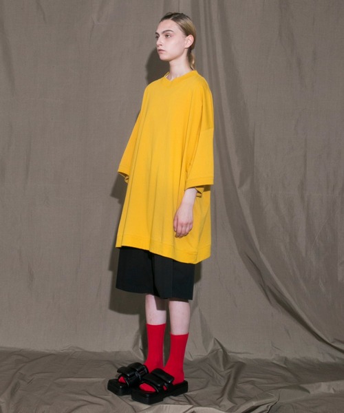 【my beautiful landlet】 open end jersey BIG T-shirt