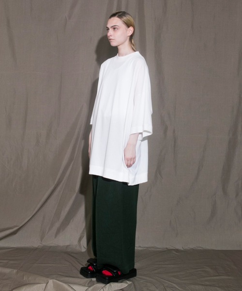 【my beautiful landlet】 open end jersey BIG T-shirt
