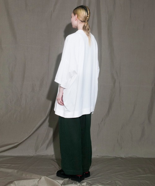 【my beautiful landlet】 open end jersey BIG T-shirt