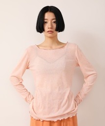 CASA FLINE | シアーバックスリットトップス(Tシャツ/カットソー)