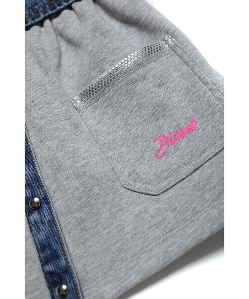 返品不可 Diesel Kid ベビー スウェットワンピース キャミソール デニム ワンピース Diesel ディーゼル のファッション 待望 Arenatheatre Net