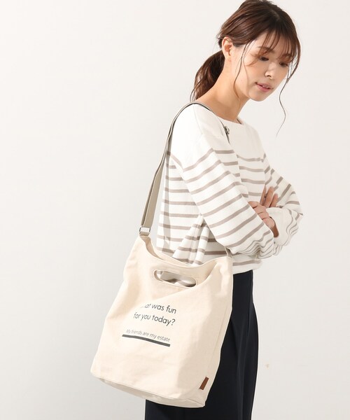 DRESKIP(ドレスキップ)の「◆ハンプショルダーバッグ(トートバッグ・レディース・アイボリー/グレー/ガンメタ/グリーン/ライトパープル・00)」の6枚目の写真